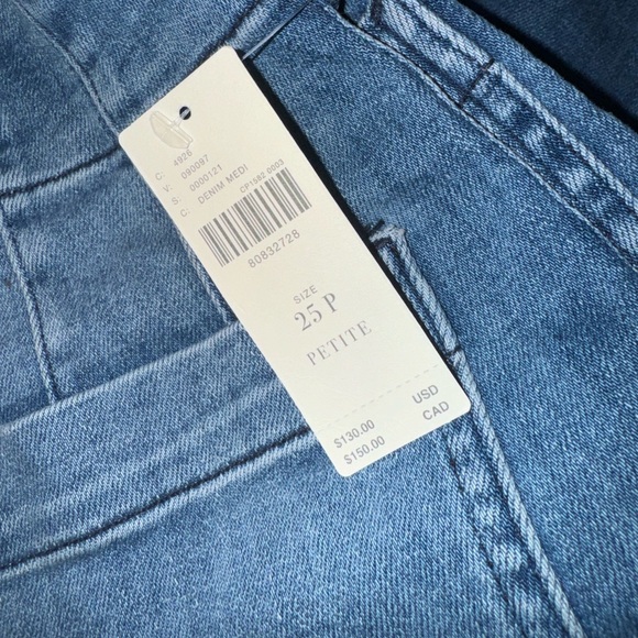 The Colette cropped high rise wide leg jeans by Maeve NWT - Picture 5 of 5